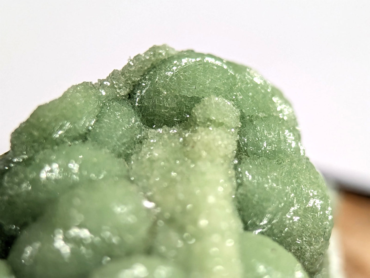 A+ Wavellite, w/ wood mount + photo case  - Montgomery County, Arkansas, USA