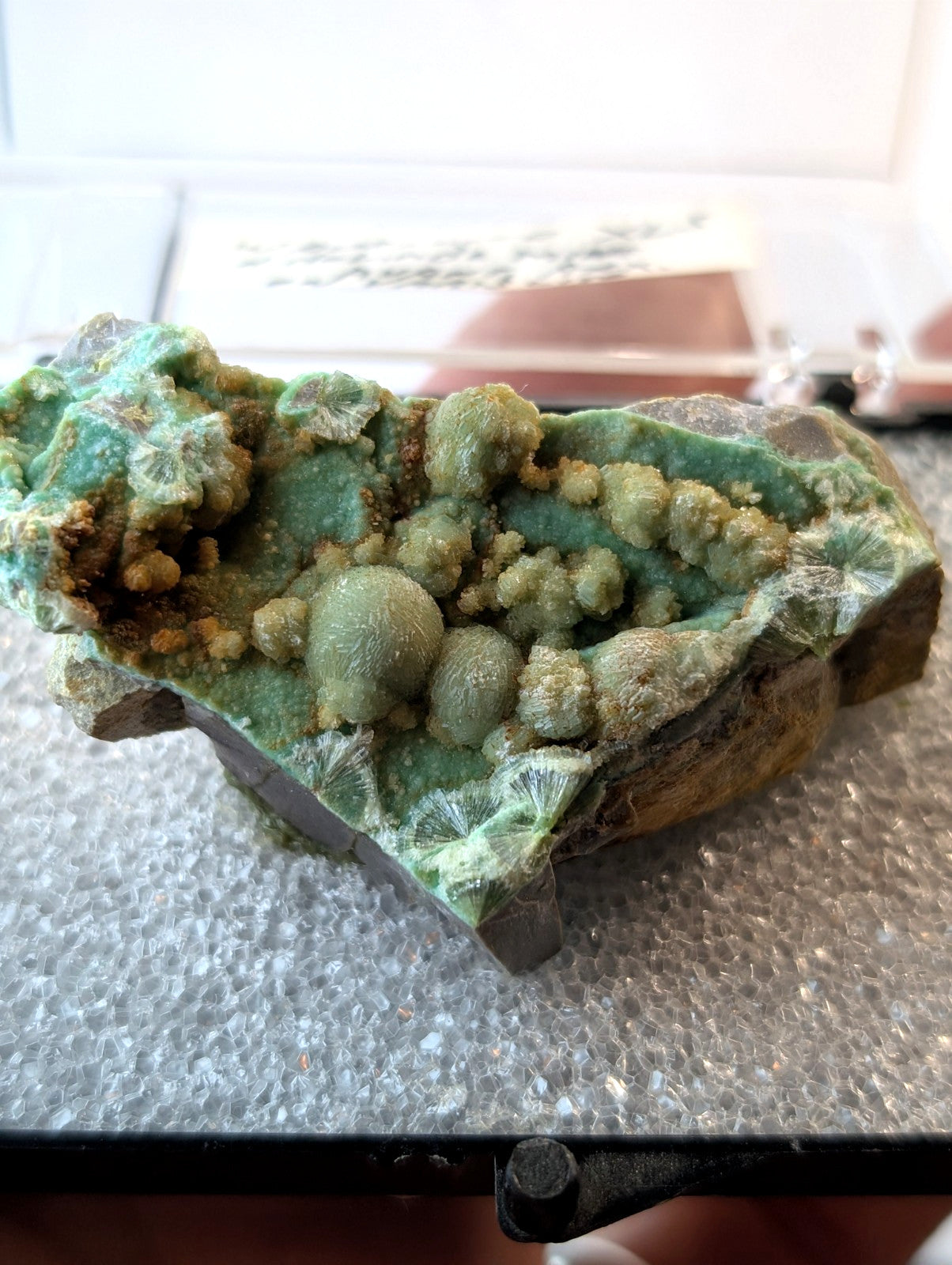 A+ Wavellite on Variscite - 1960s Old Stock - Garland County, Arkansas - RARE!!