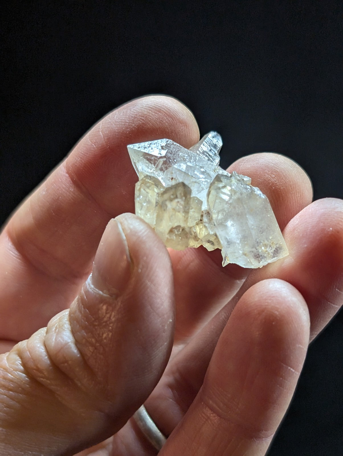 Unique Quartz Crystal with wild formations, Montgomery County, Arkansas, USA