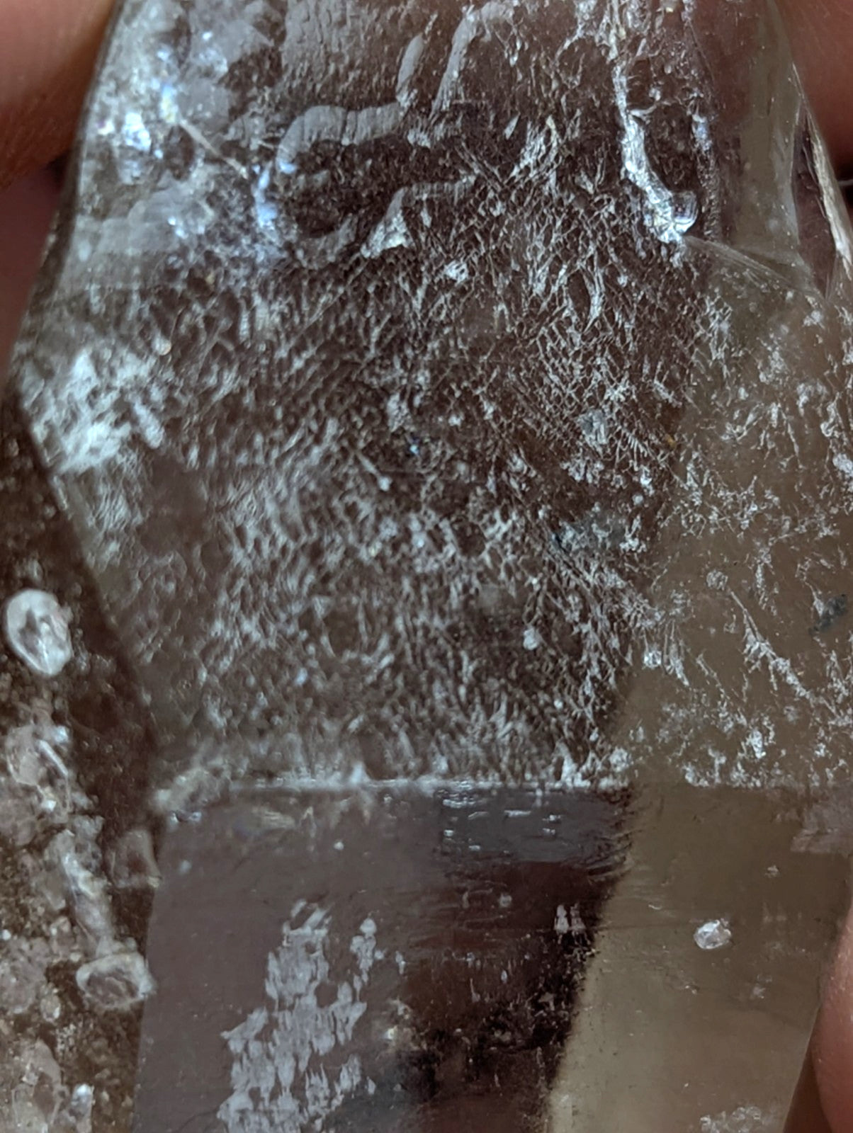 Natural Smoky Quartz Crystal w/ Very unique inclusions, Garland County, Arkansas