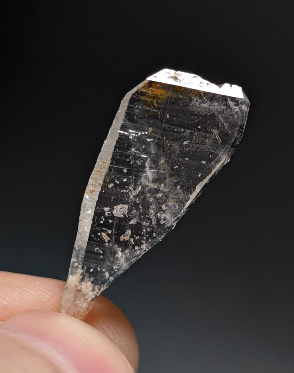 Sheet Quartz Crystal Oddity, Double Terminated, Garland County, Arkansas, USA