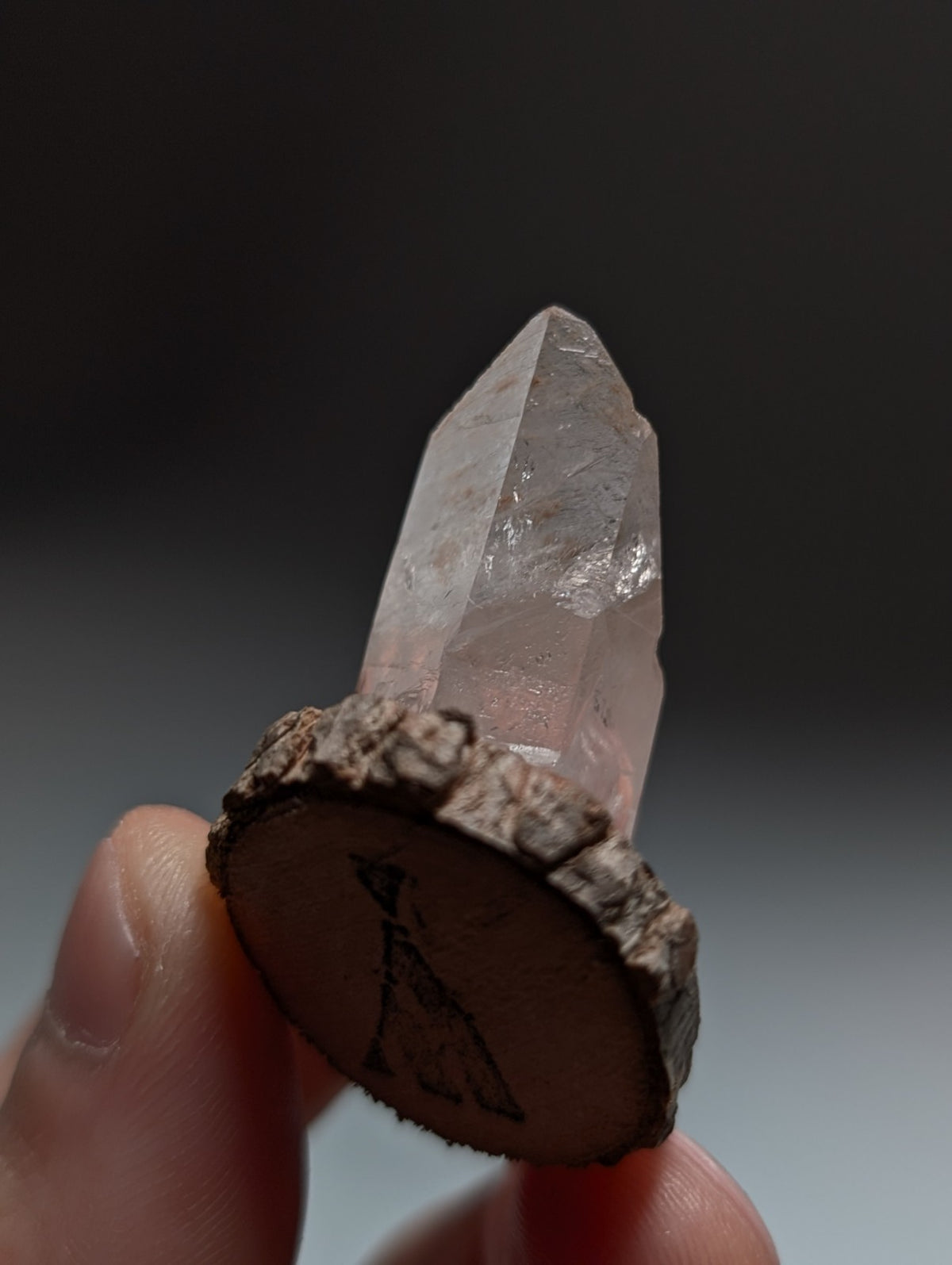Growth Interference Quartz Crystal - Montgomery County, Arkansas, ooak, Unique