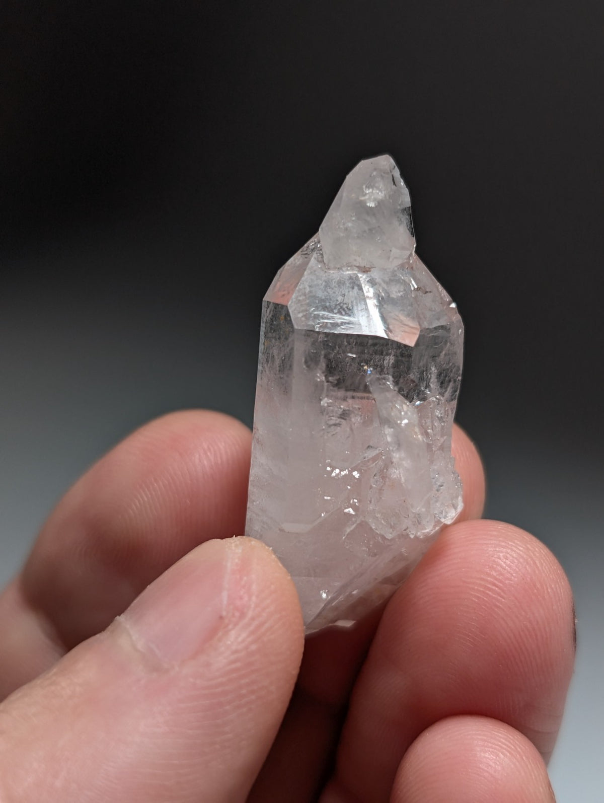 VERY Unique Quartz Crystal Point, Garland County, Arkansas, Double Terminated