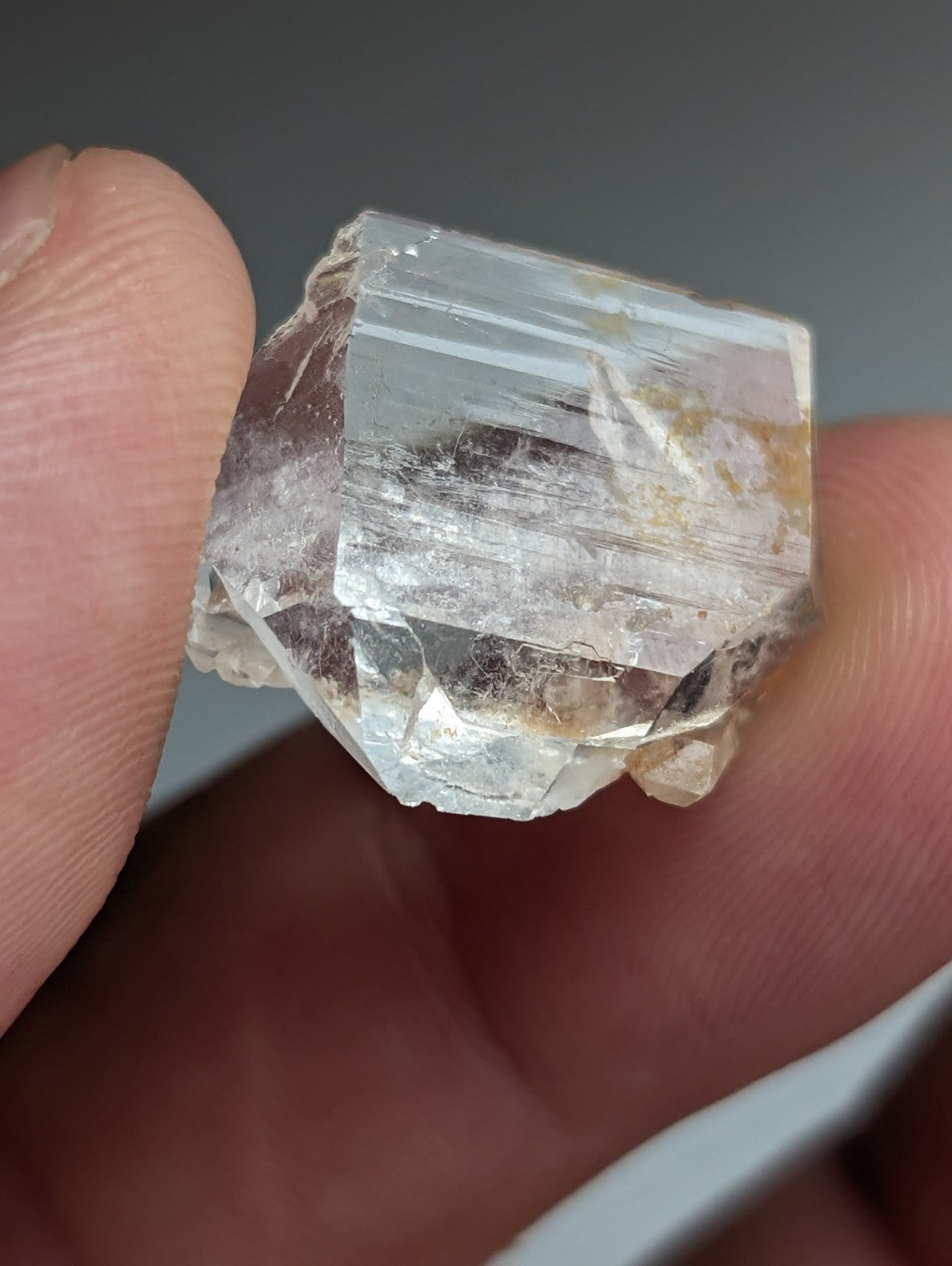 Unique Quartz Crystal Point w/ DT form, Garland County, Arkansas, USA
