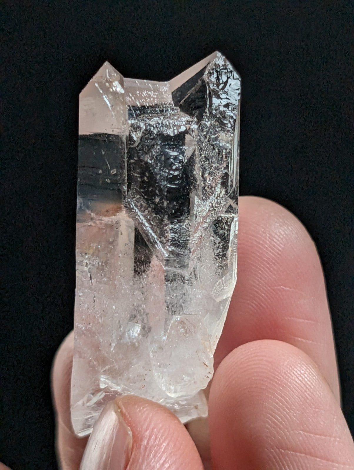 VERY Unique Quartz Crystal Point, Old Stock, Montgomery County, Arkansas, USA