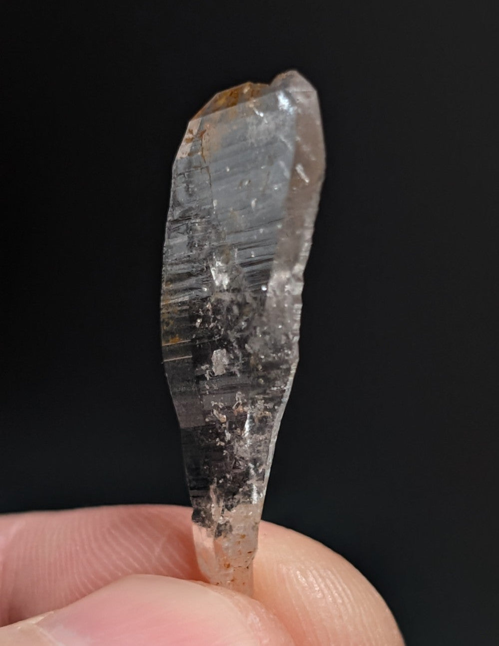 Sheet Quartz Crystal Oddity, Double Terminated, Garland County, Arkansas, USA