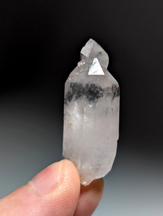 VERY Unique Quartz Crystal Point, Garland County, Arkansas, Double Terminated