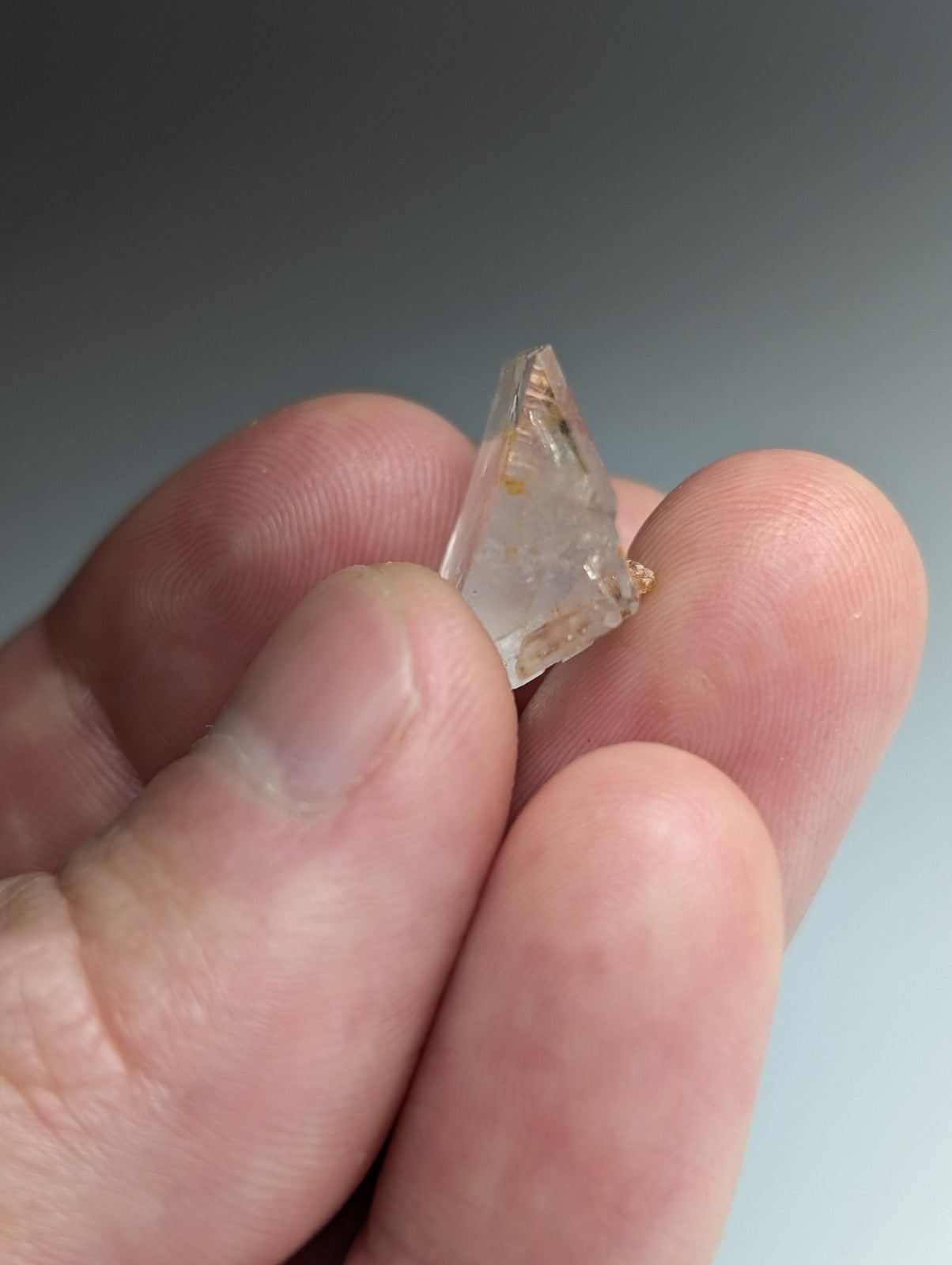 Unique Quartz Crystal Point w/ DT form, Garland County, Arkansas, USA