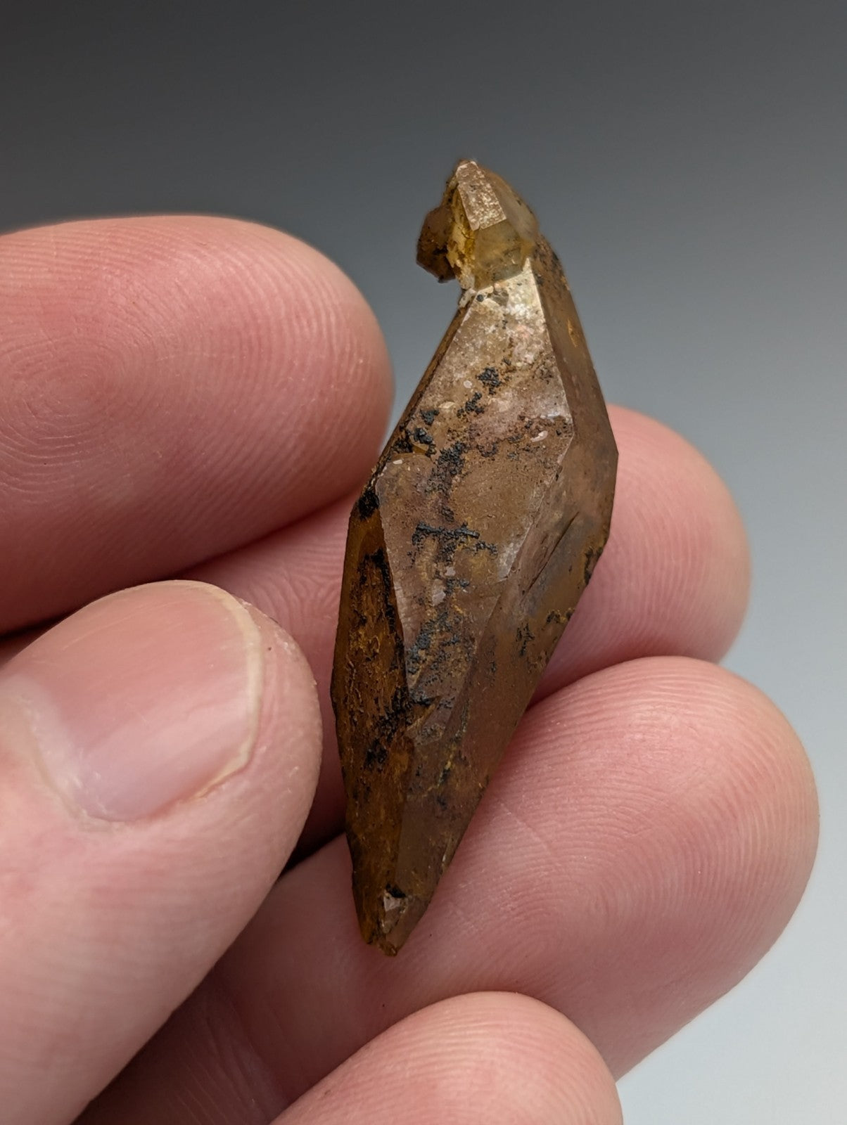 Unique Quartz Crystal Point, Double Terminated, Garland County, Arkansas, USA