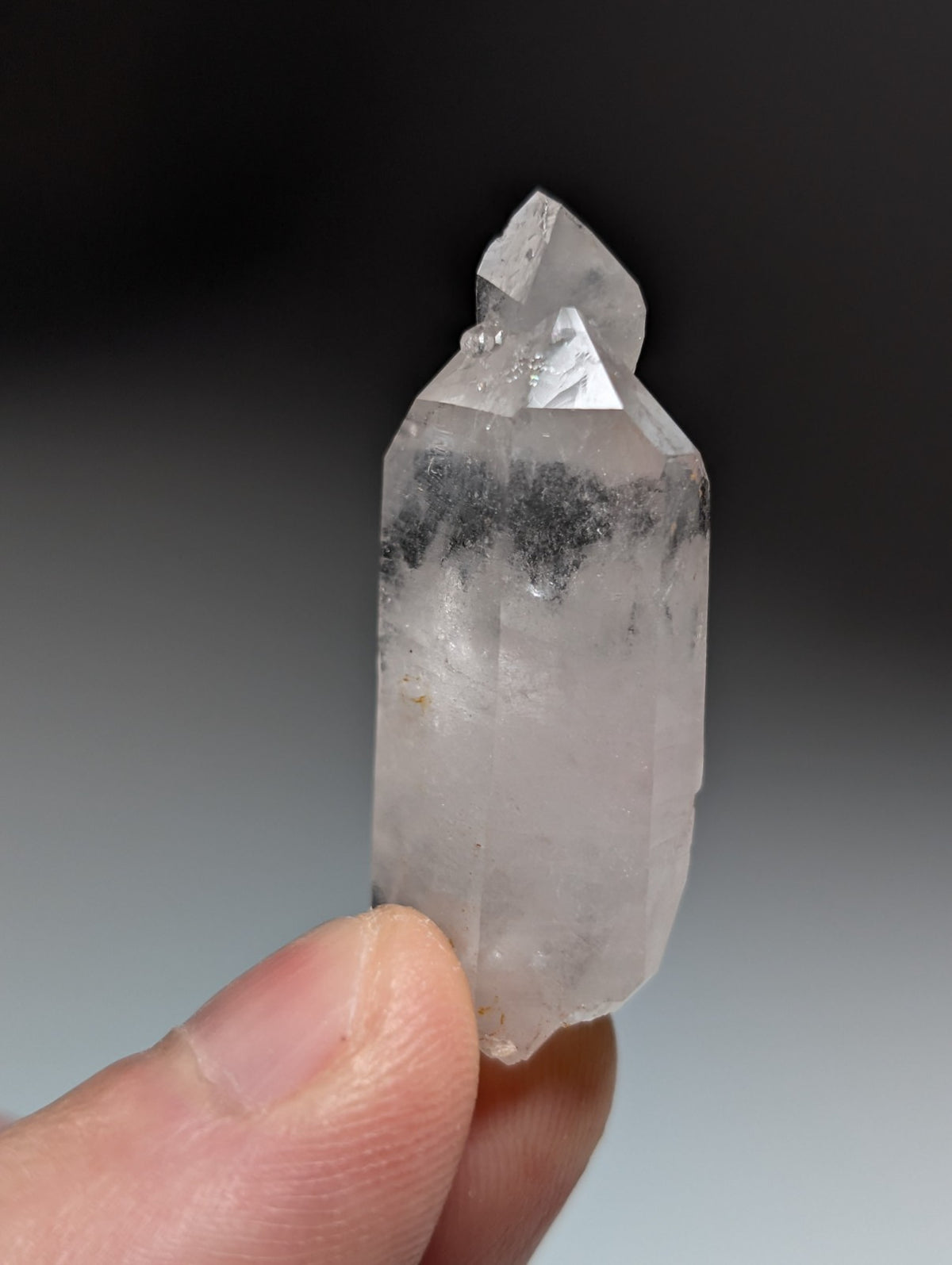 VERY Unique Quartz Crystal Point, Garland County, Arkansas, Double Terminated