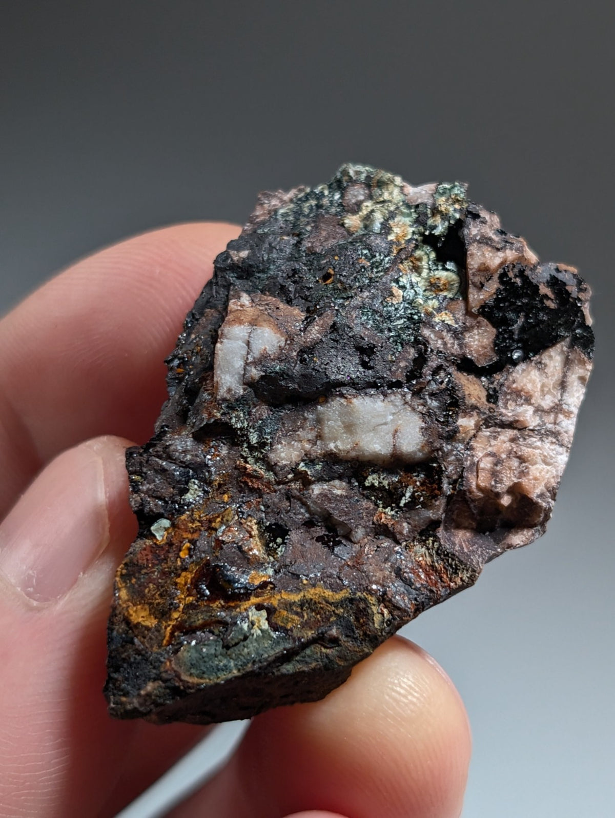 Rare Kidwellite specimen - Coon Creek Mine, Polk County, Arkansas, USA