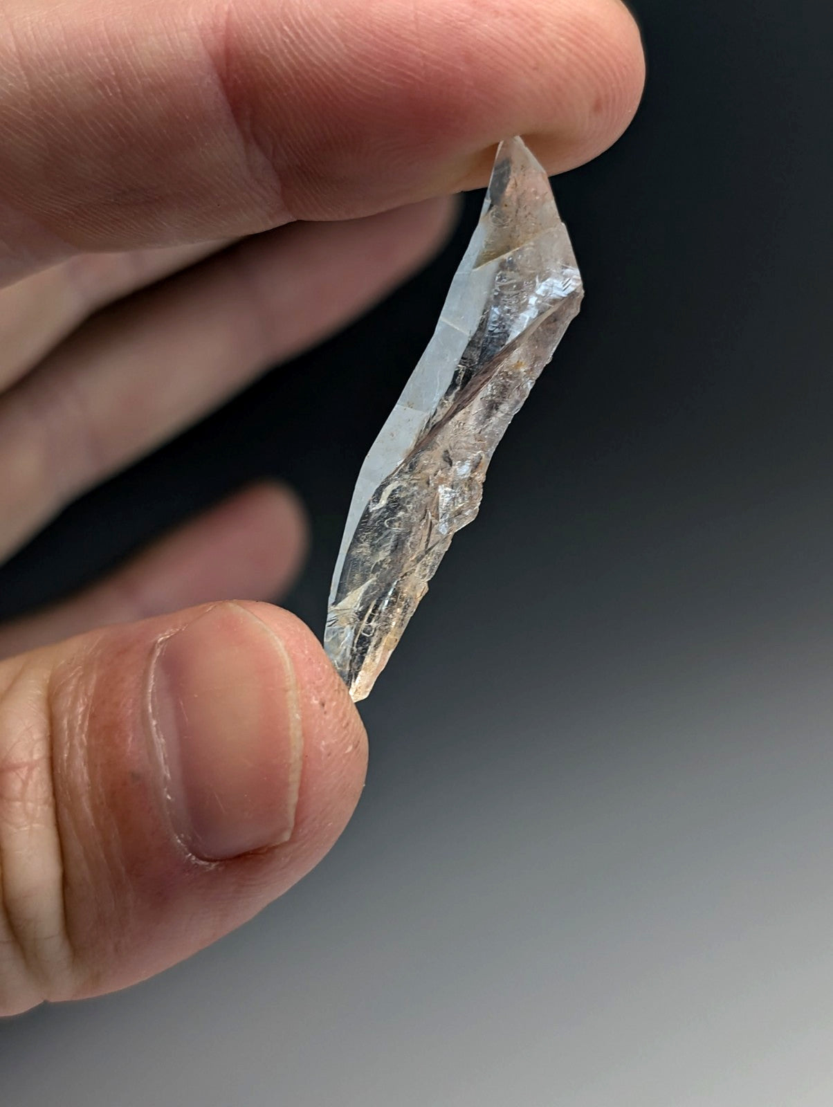Unique Quartz Crystal Point, Double Terminated, Garland County, Arkansas, USA