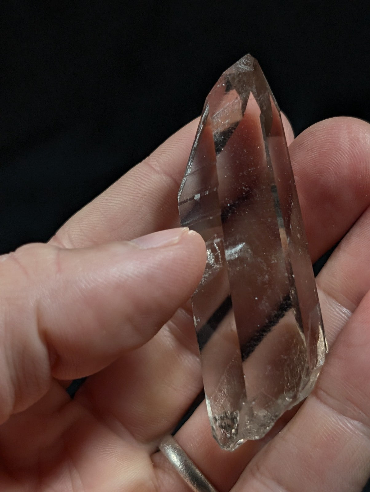 Natural Smoky Quartz Crystal w/ Very unique inclusions, Garland County, Arkansas