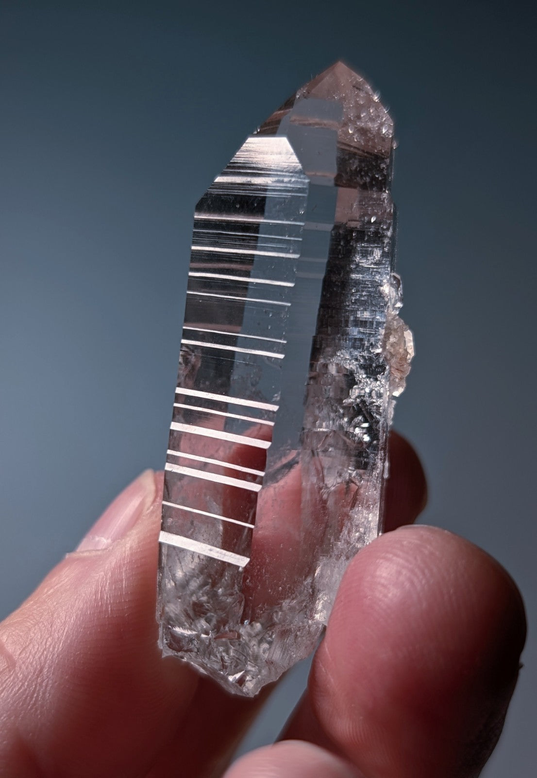 A+++ "Lemurian" Quartz Crystal Point, Garland County, Arkansas, USA, A+