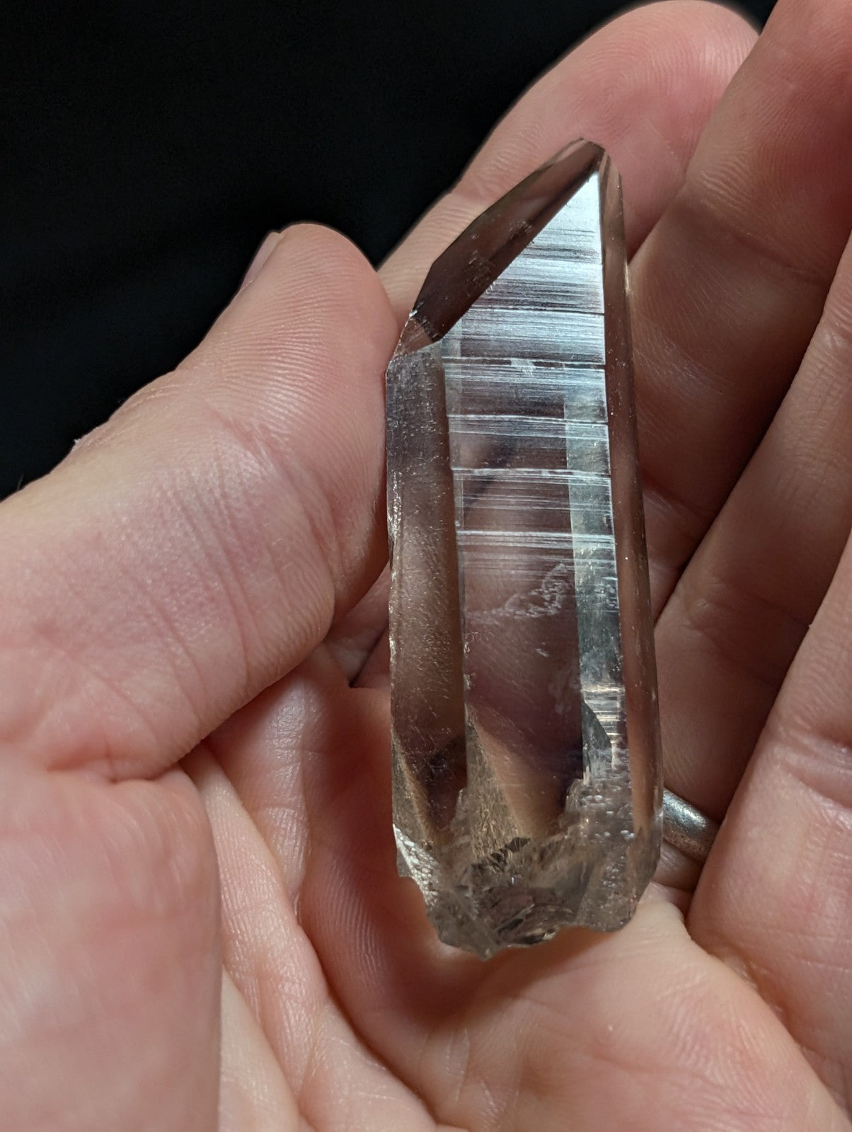 Natural Smoky Quartz Crystal w/ Very unique inclusions, Garland County, Arkansas