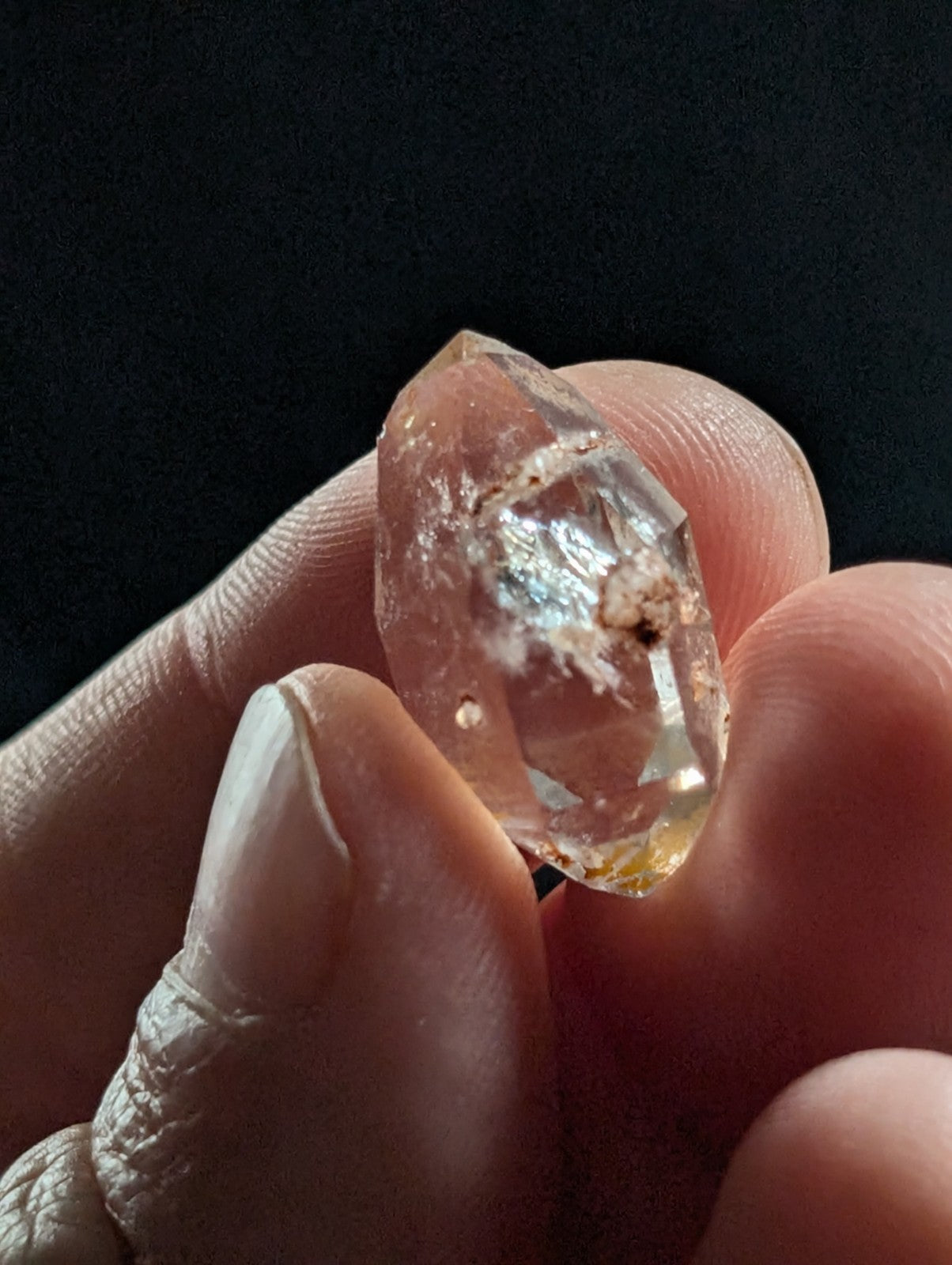 Double Terminated Quartz Point - Montgomery County, Arkansas, ARKIMER