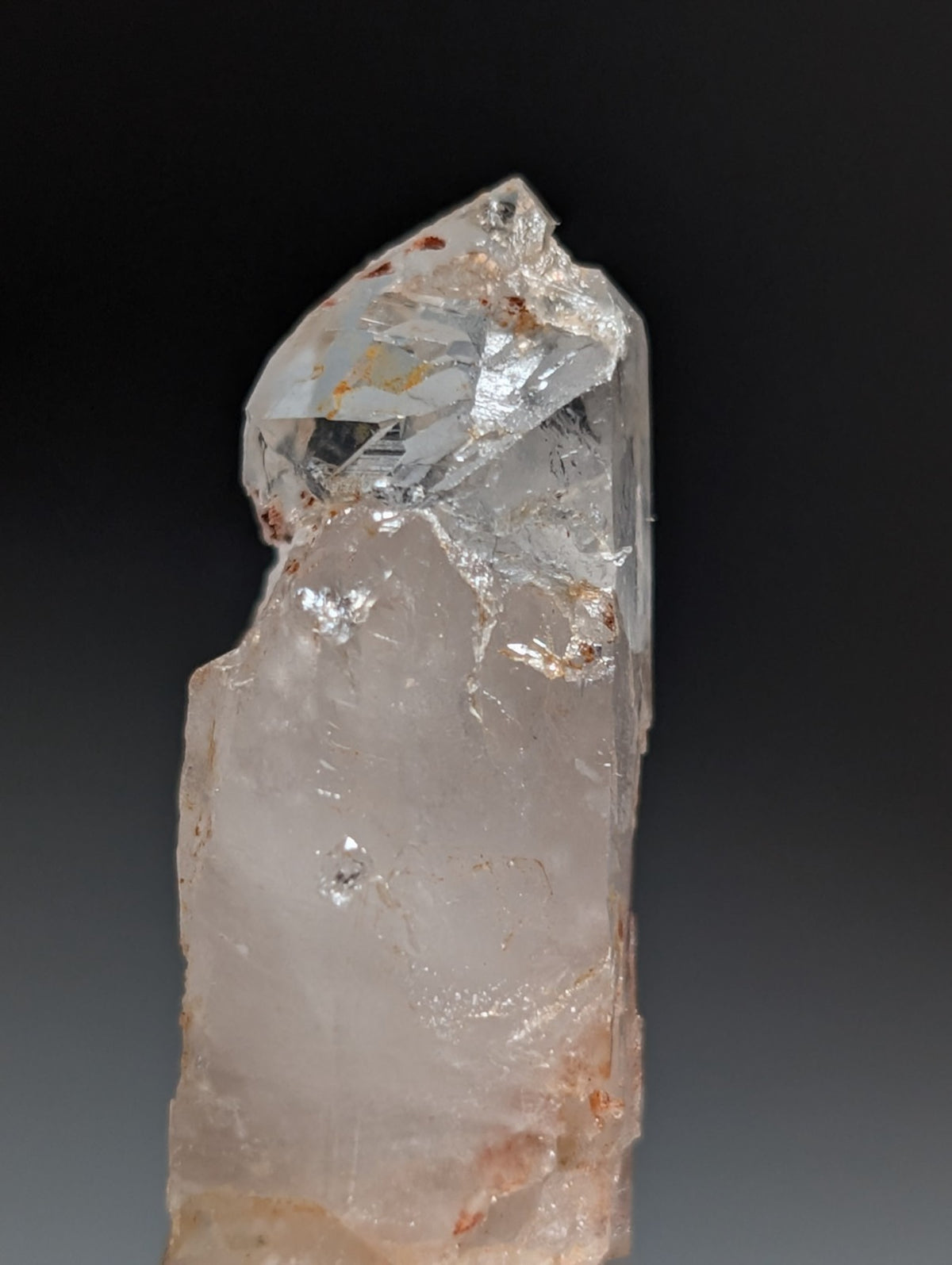 Growth Interference Quartz Crystal - Montgomery County, Arkansas, ooak, Unique