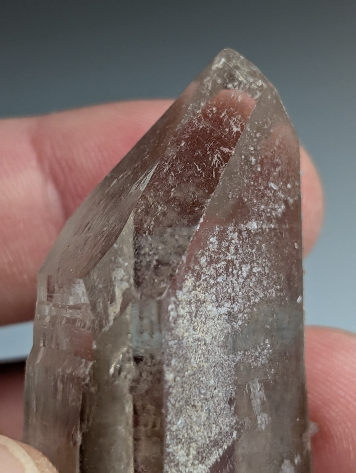 Natural Smoky Quartz Crystal w/ Very unique inclusions, Garland County, Arkansas