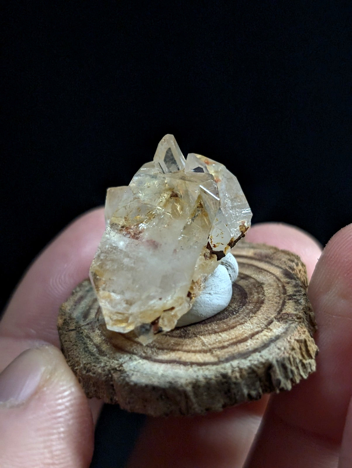 A+ Unique Quartz Crystal Cluster, Montgomery County, Arkansas, w/ base