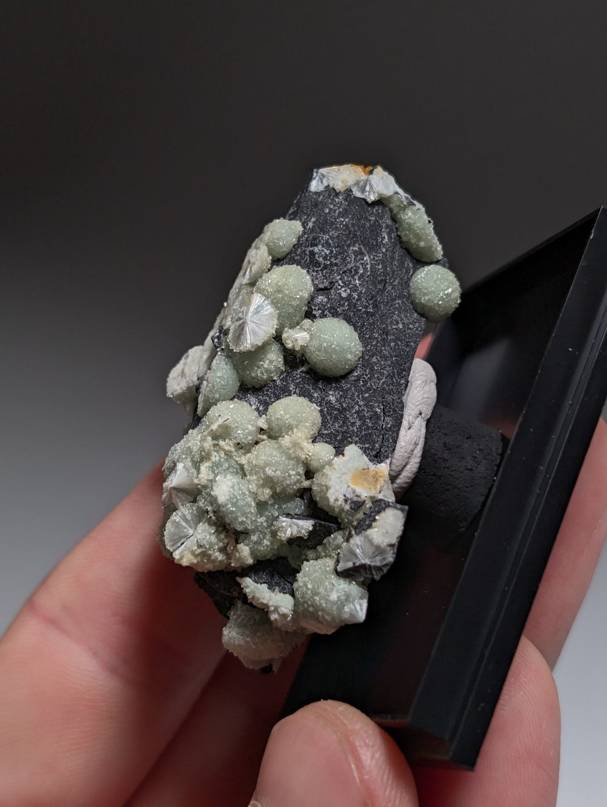 UV Reactive Wavellite - Fantastic Old Stock - Mauldin Mountain, Arkansas, Rare