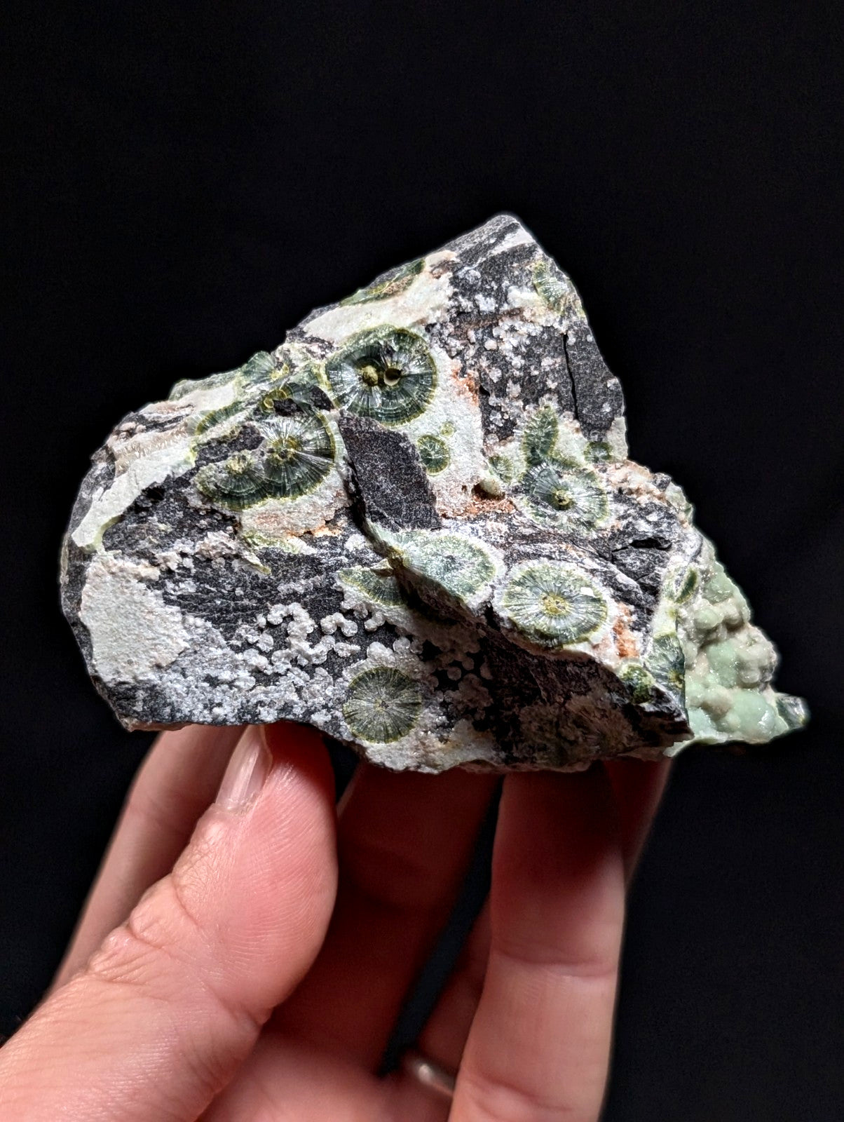 A+++ UV Reactive Wavellite -Old Stock- Mauldin Mountain, Arkansas, USA, RARE!