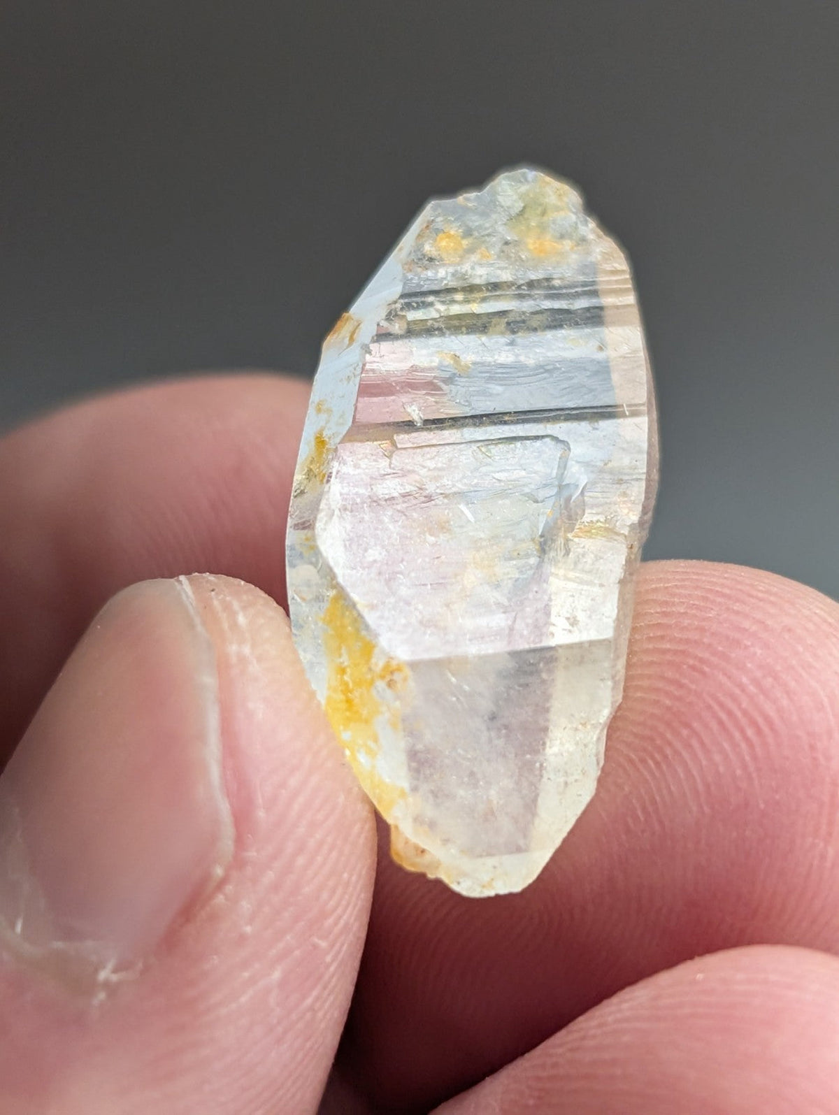 Set of 8 Double Terminated Quartz Crystals from Garland County, Arkansas , A+