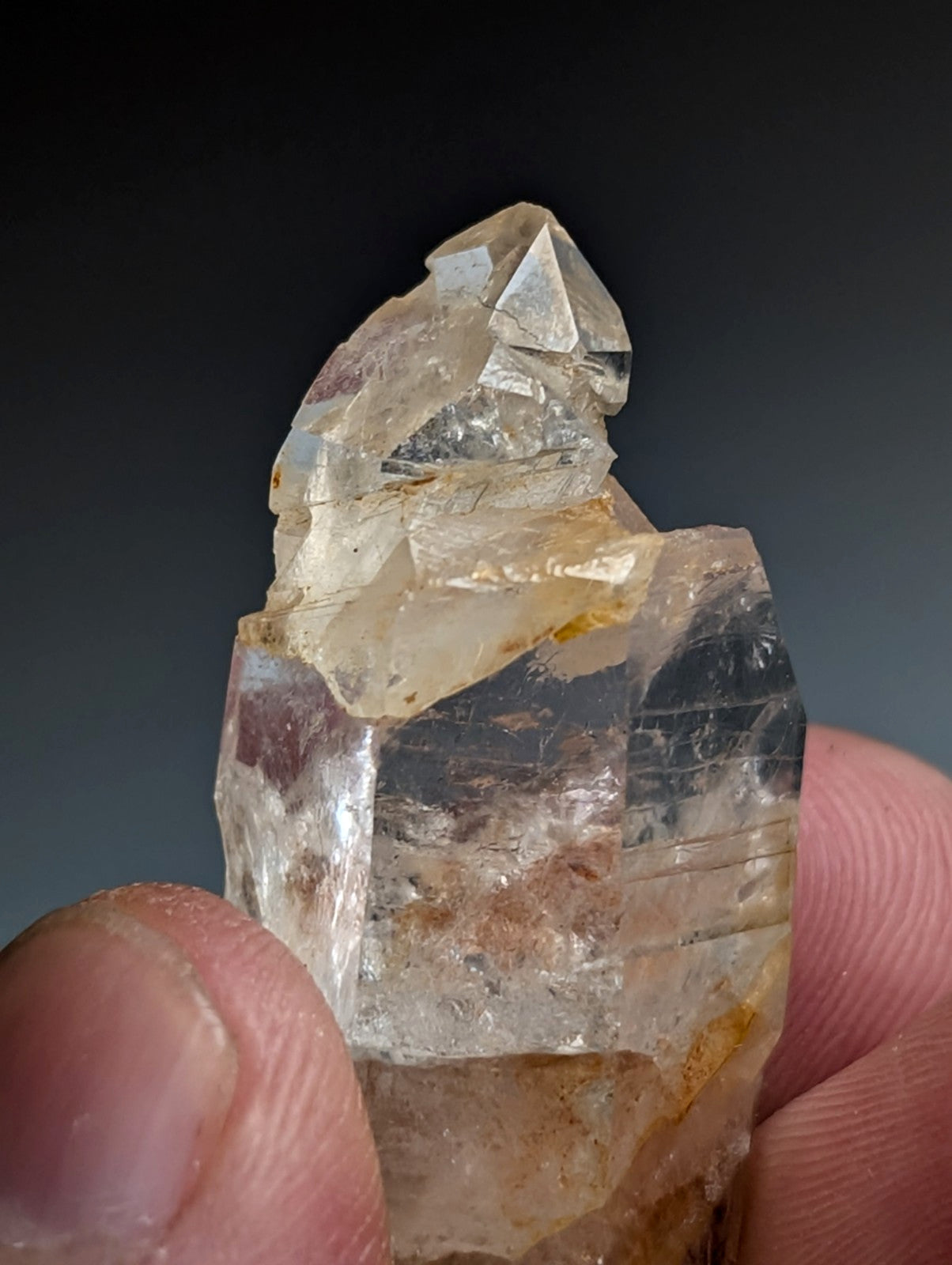 VERY Unique Quartz Crystal Point, Old Stock, Montgomery County, Arkansas, USA
