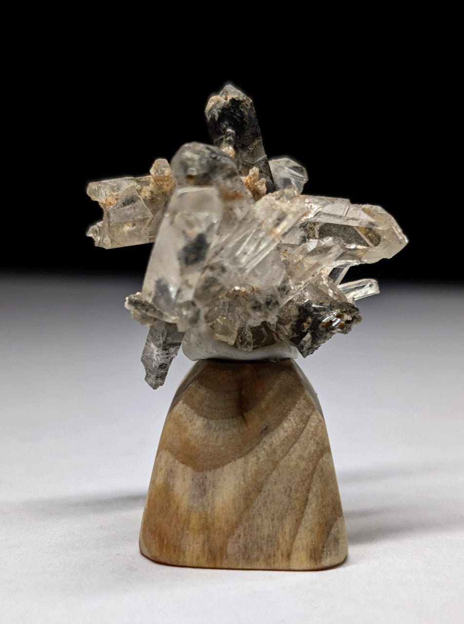 A+ Amazing Quartz Crystal Burr w/ inclusions, Garland County, Arkansas, w/ base