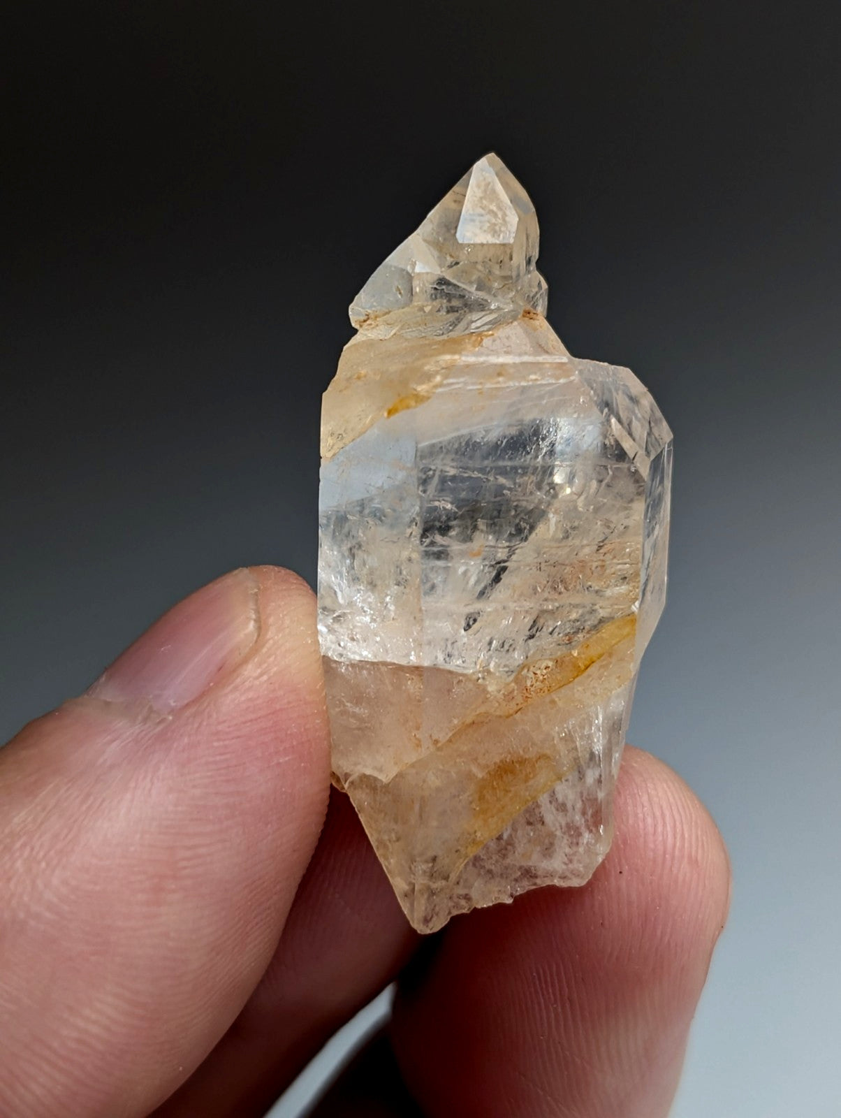 VERY Unique Quartz Crystal Point, Old Stock, Montgomery County, Arkansas, USA
