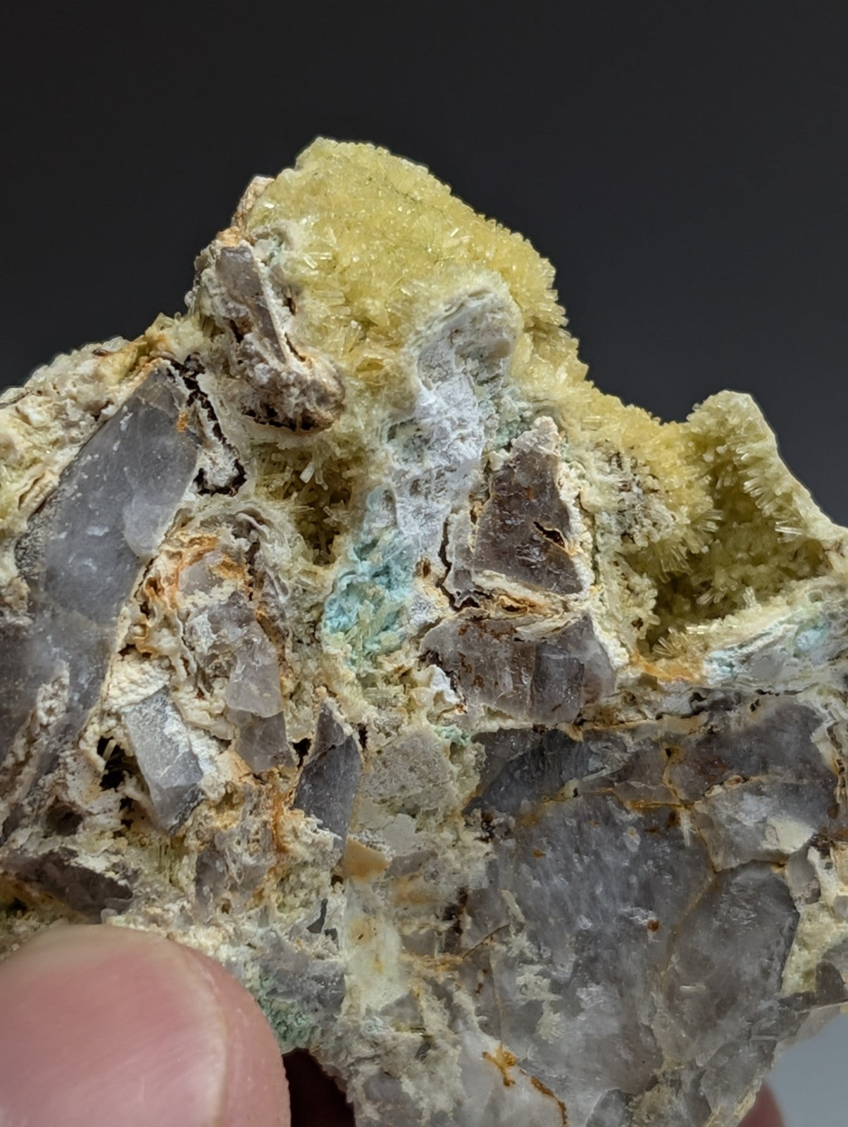 Wavellite with Variscite - Rare Old Stock - Polk County, Arkansas, Super Unique