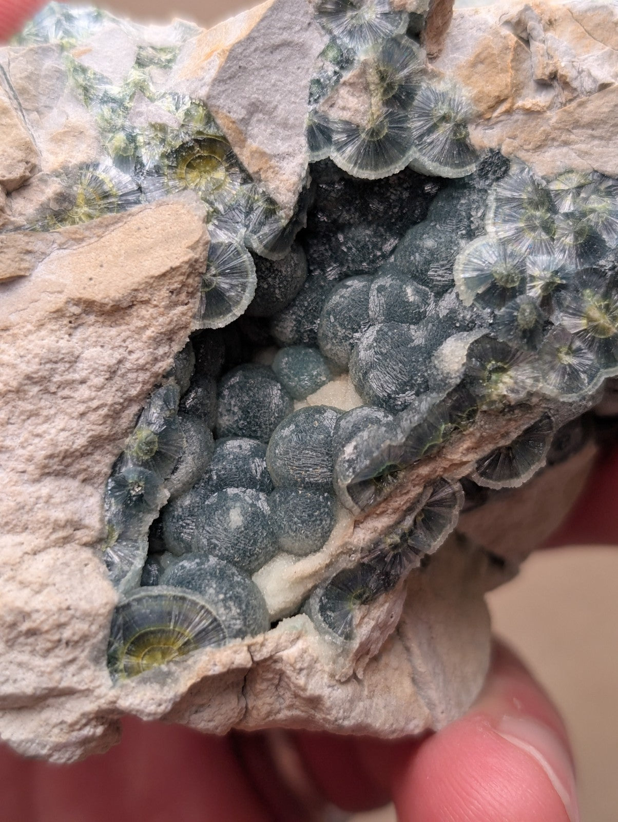 A+++ Blue-Green Wavellite - Old Stock - Delinde Claim - Garland County, Arkansas