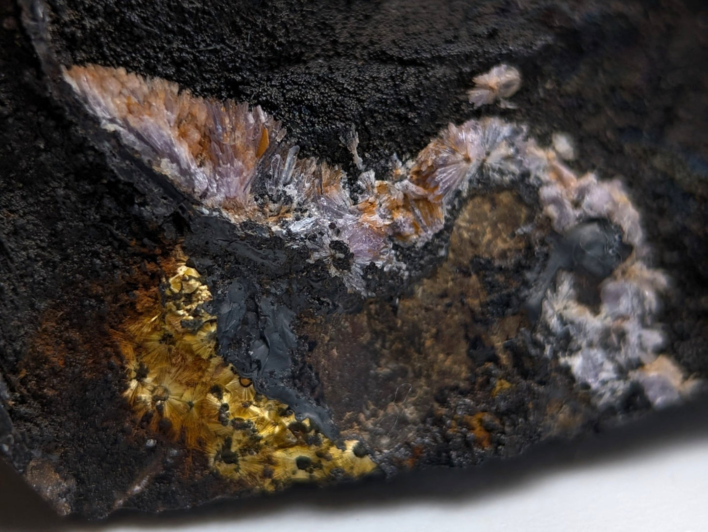 Super Rare Opal-AN, Strengite, Cacoxenite, Coon Creek Mine, Polk Co. Arkansas