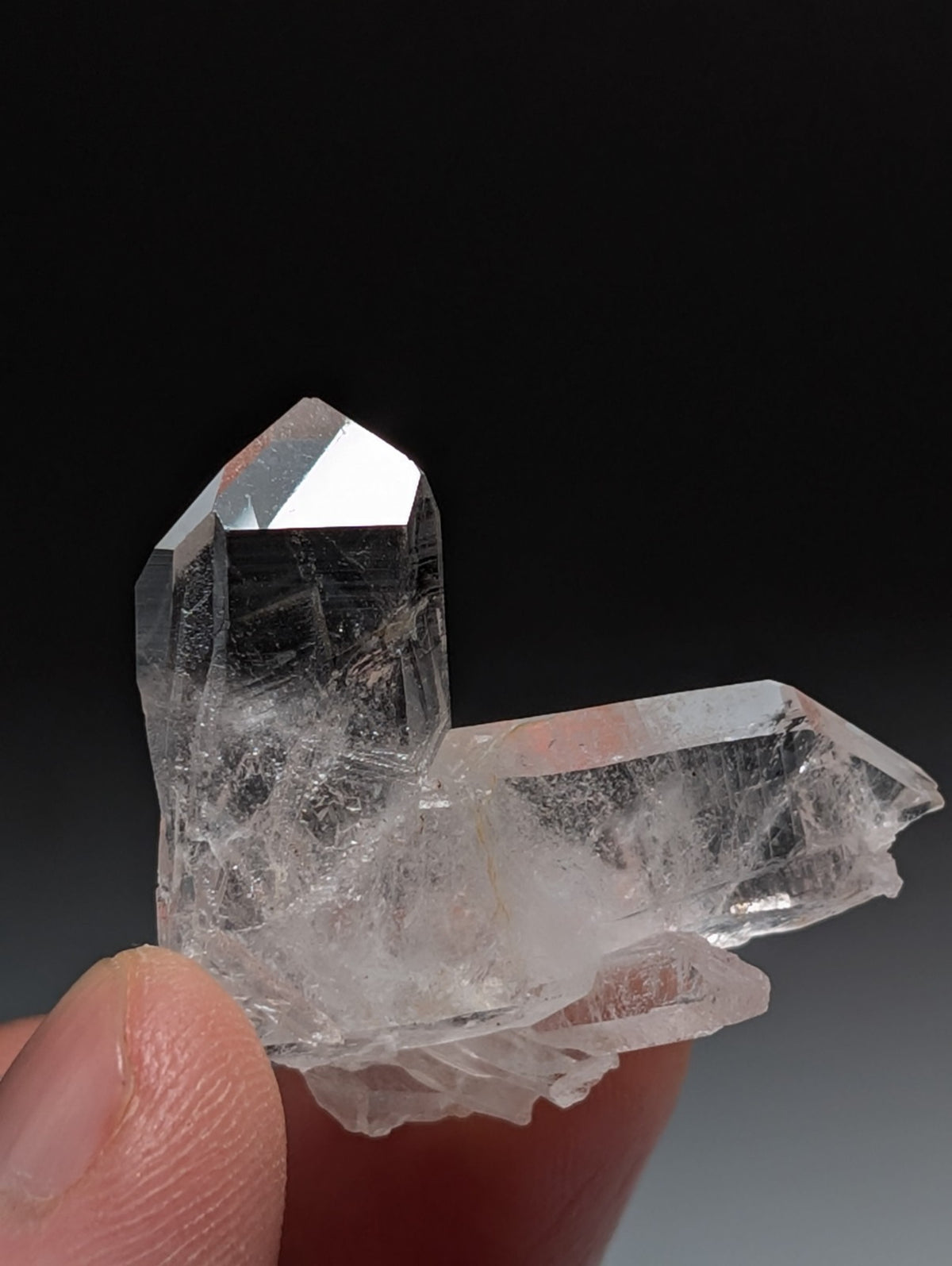 Japan Law Quartz Crystal, Collier Creek, Montgomery County, Arkansas, VERY RARE