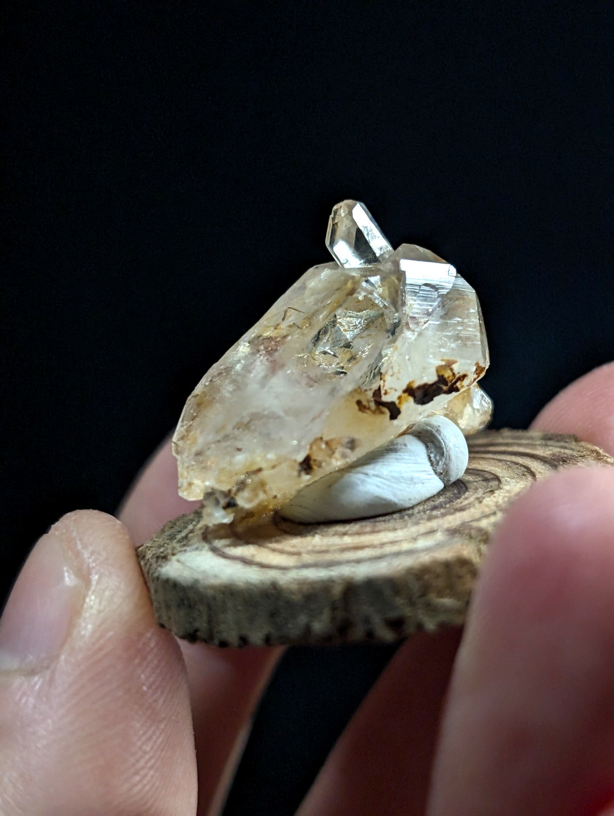 A+ Unique Quartz Crystal Cluster, Montgomery County, Arkansas, w/ base