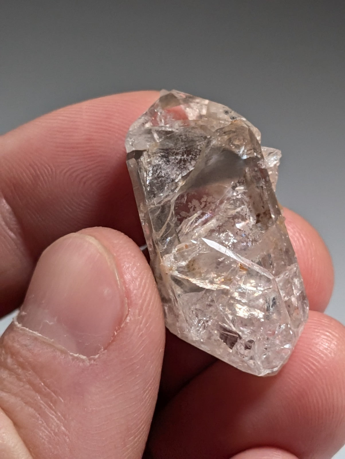 Phantom Quartz Crystal Point, Double Terminated, Garland County, Arkansas, USA