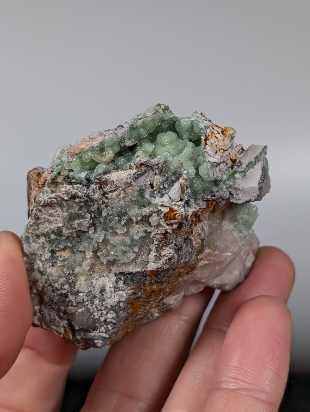 Wavellite on Quartz, Fantastic Old Stock - Mauldin Mountain, Arkansas, USA