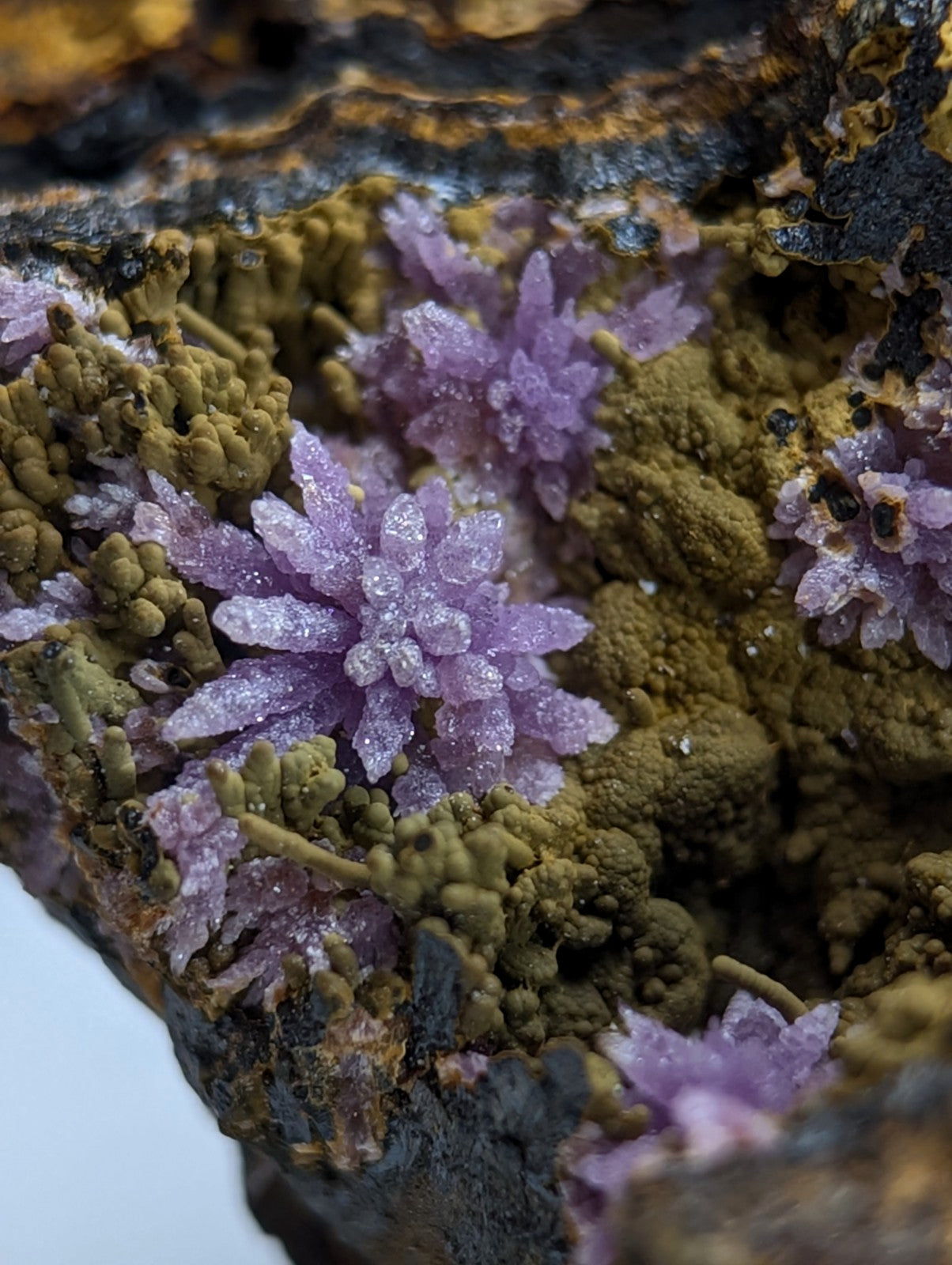 Super Rare Strengite + Kidwellite, etc, Coon Creek Mine, Polk Co, Arkansas, A+++