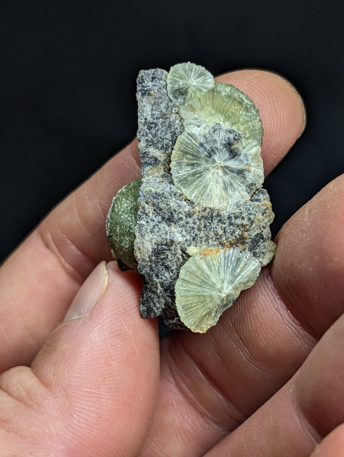 A+ Green Wavellite -Old Stock - Mauldin Mountain, Arkansas, Amazing specimen!
