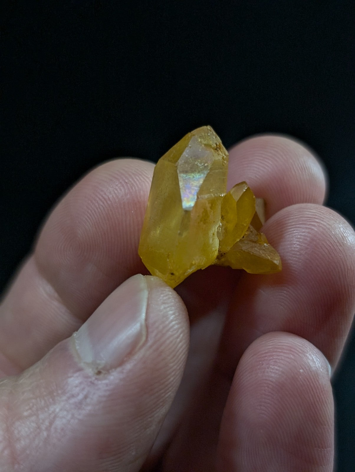 Set of x6 Arkansas Quartz Crystals -unique variety set, Garland County, Arkansas