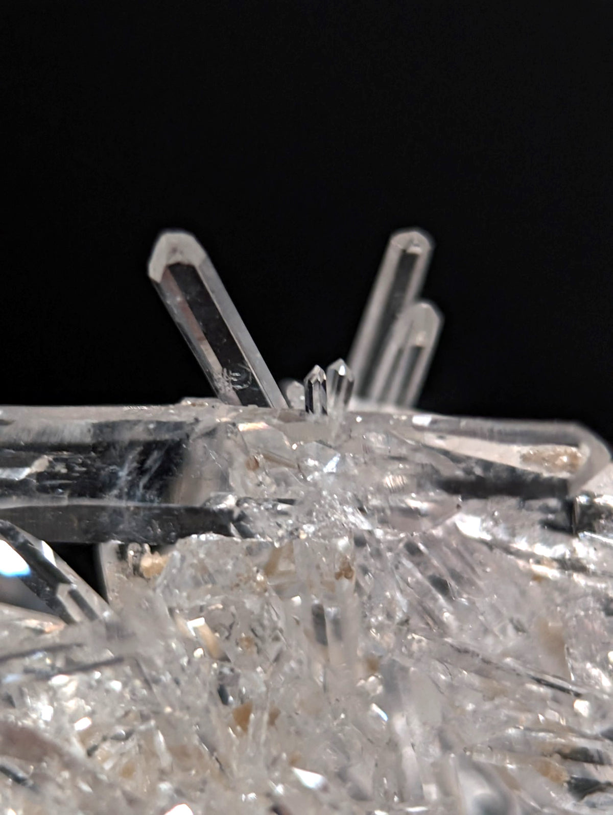 A++ Solution Quartz Burr w/ UV Reactive Cookeite, Jeffrey Quarry, Arkansas, RARE