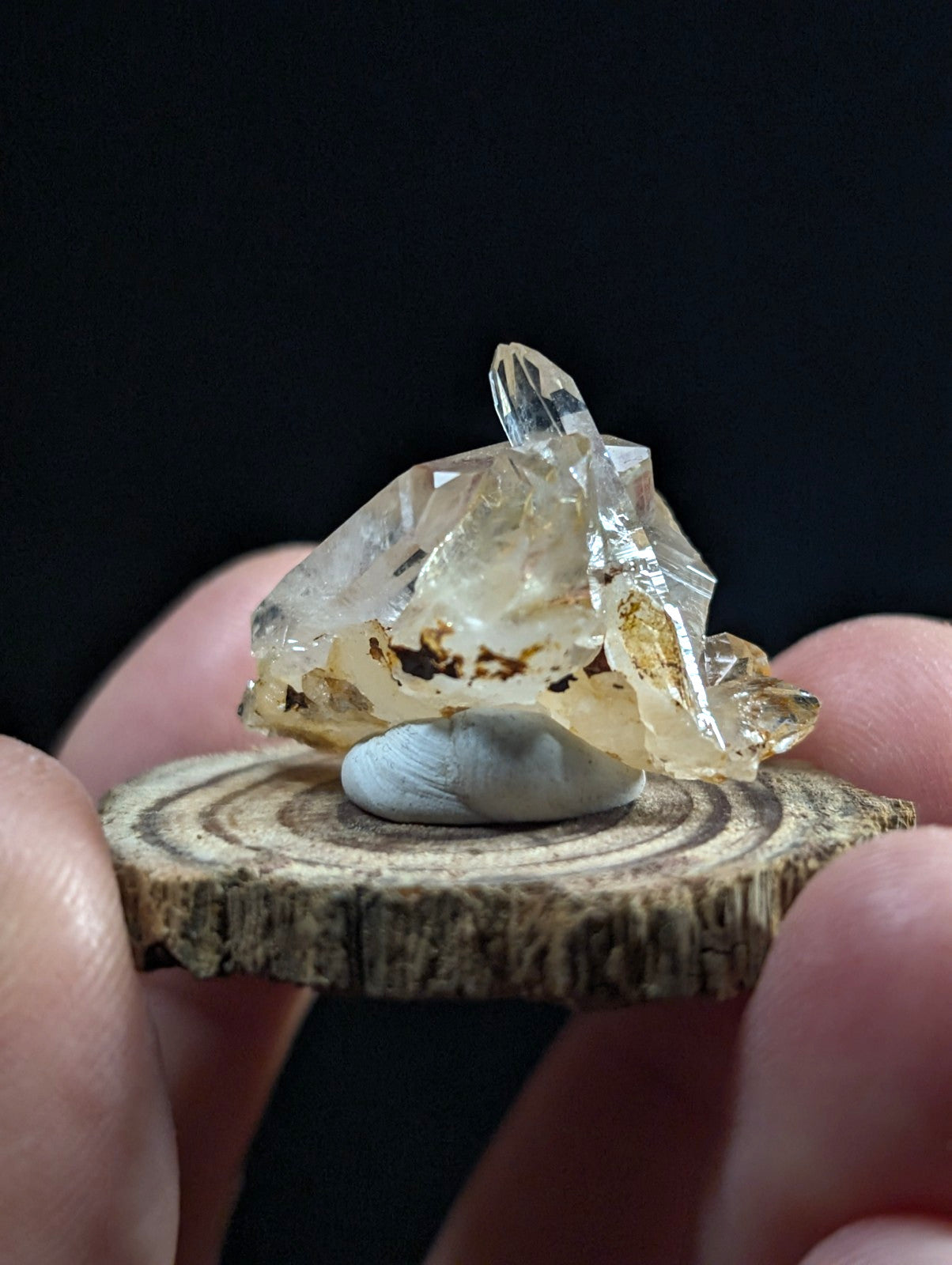 A+ Unique Quartz Crystal Cluster, Montgomery County, Arkansas, w/ base
