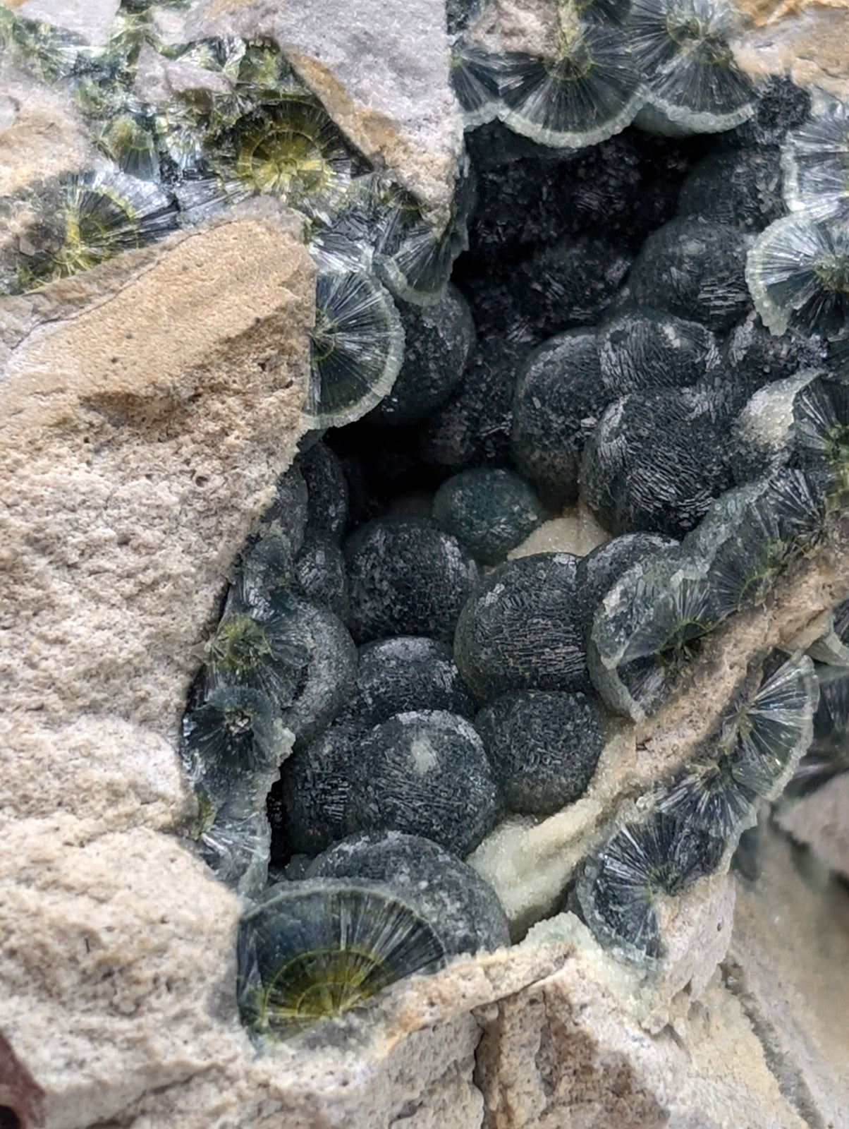 A+++ Blue-Green Wavellite - Old Stock - Delinde Claim - Garland County, Arkansas