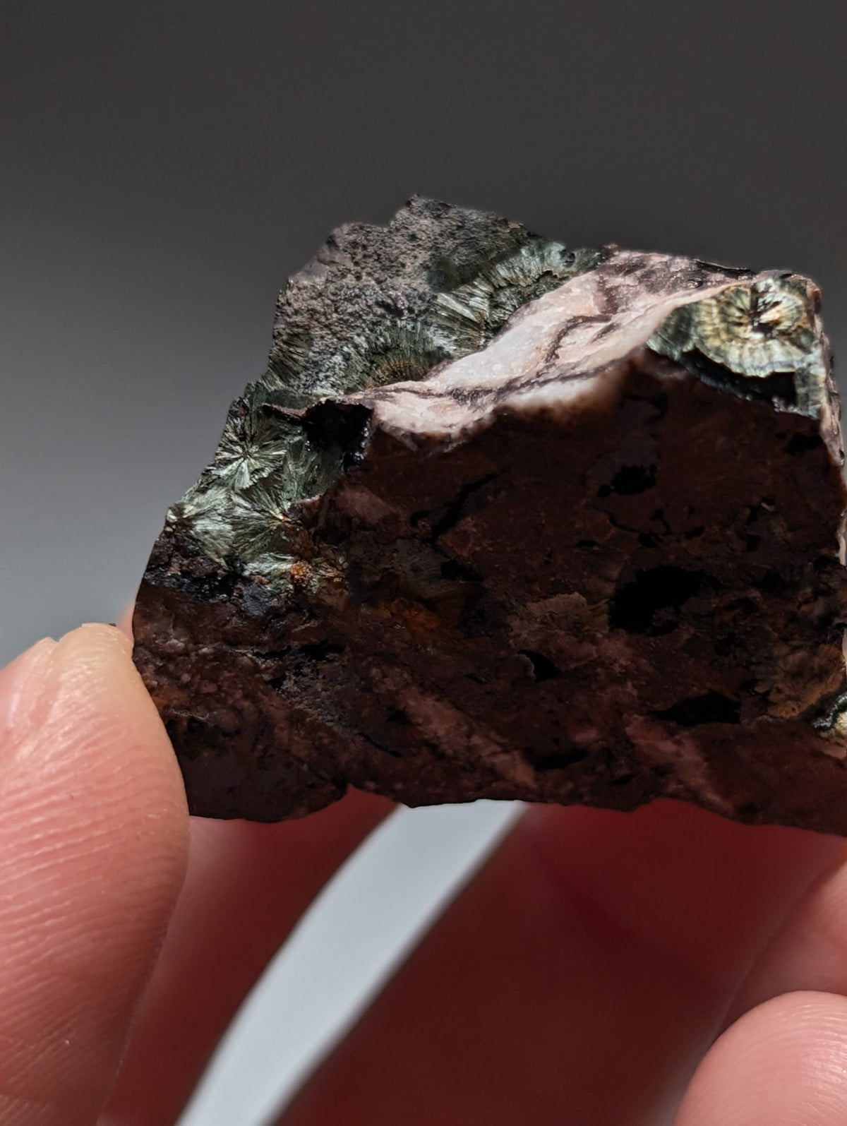 Rare Kidwellite specimen - Coon Creek Mine, Polk County, Arkansas, USA