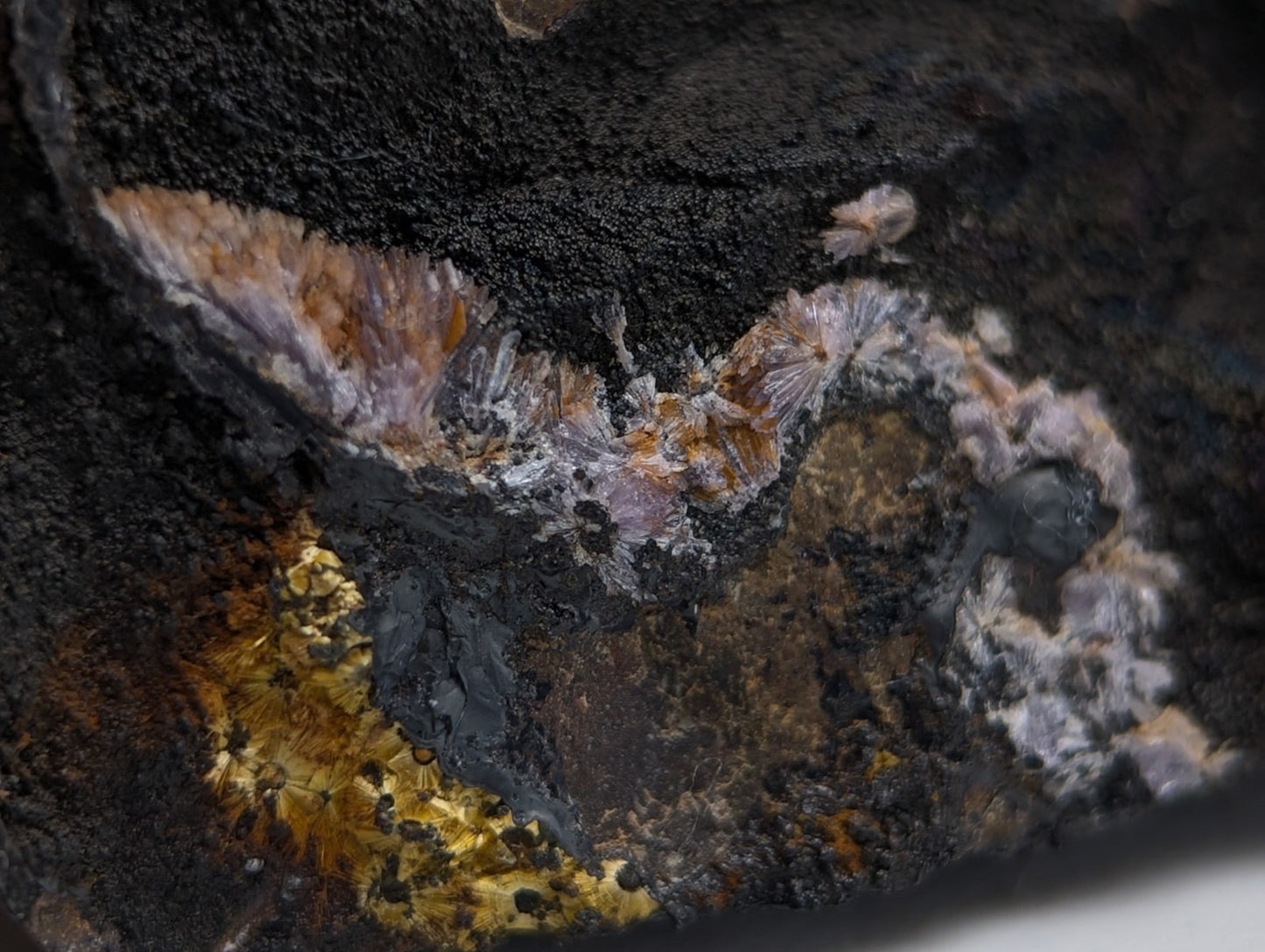 Super Rare Opal-AN, Strengite, Cacoxenite, Coon Creek Mine, Polk Co. Arkansas