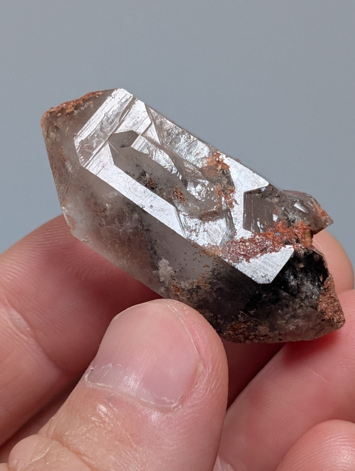 Phantom Quartz, Unique Old Stock, Montgomery County, Arkansas, Double Terminated