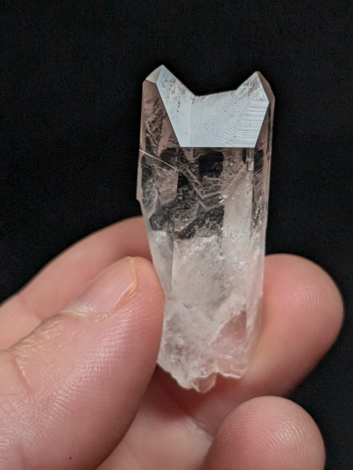 VERY Unique Quartz Crystal Point, Old Stock, Montgomery County, Arkansas, USA