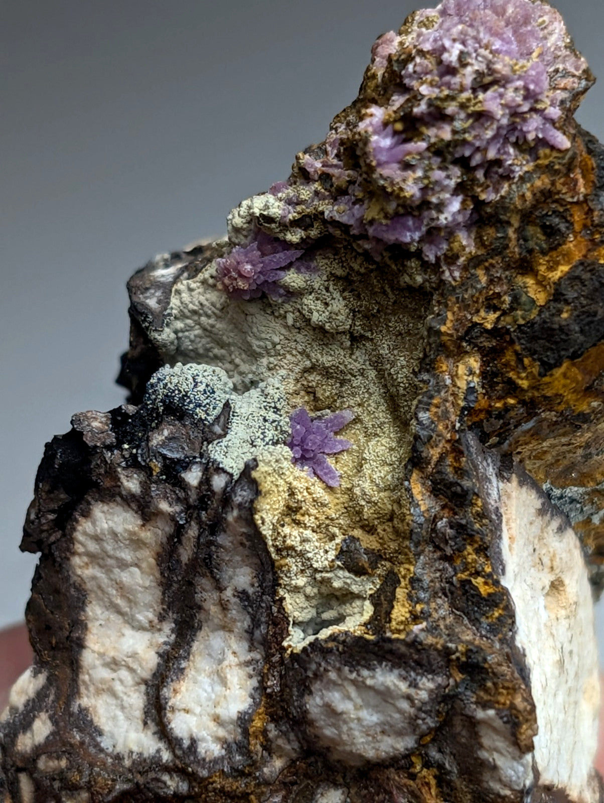 Super Rare Strengite + Kidwellite, etc, Coon Creek Mine, Polk Co, Arkansas, A+++