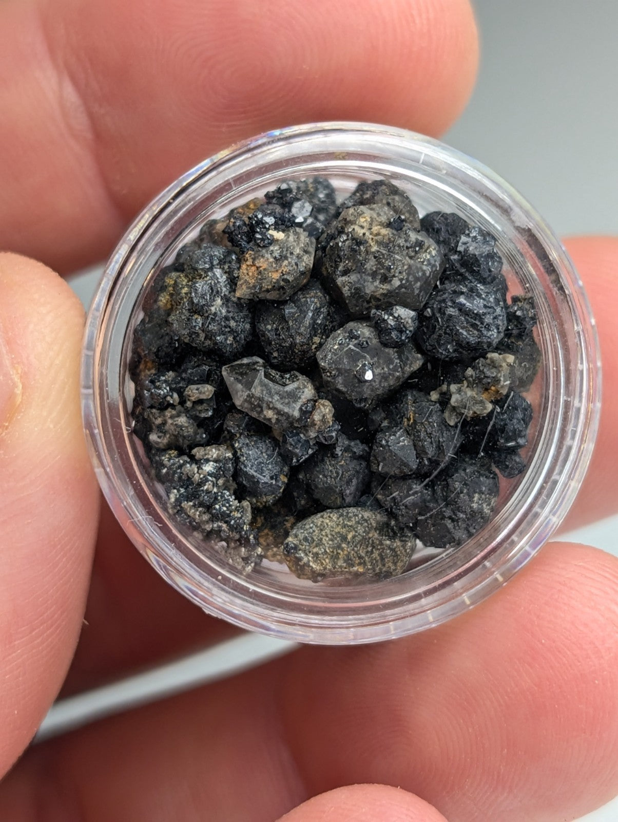 Micro Brookites + Smoky Quartz, Magnet Cove, Arkansas, Old Stock, 10+ gram set