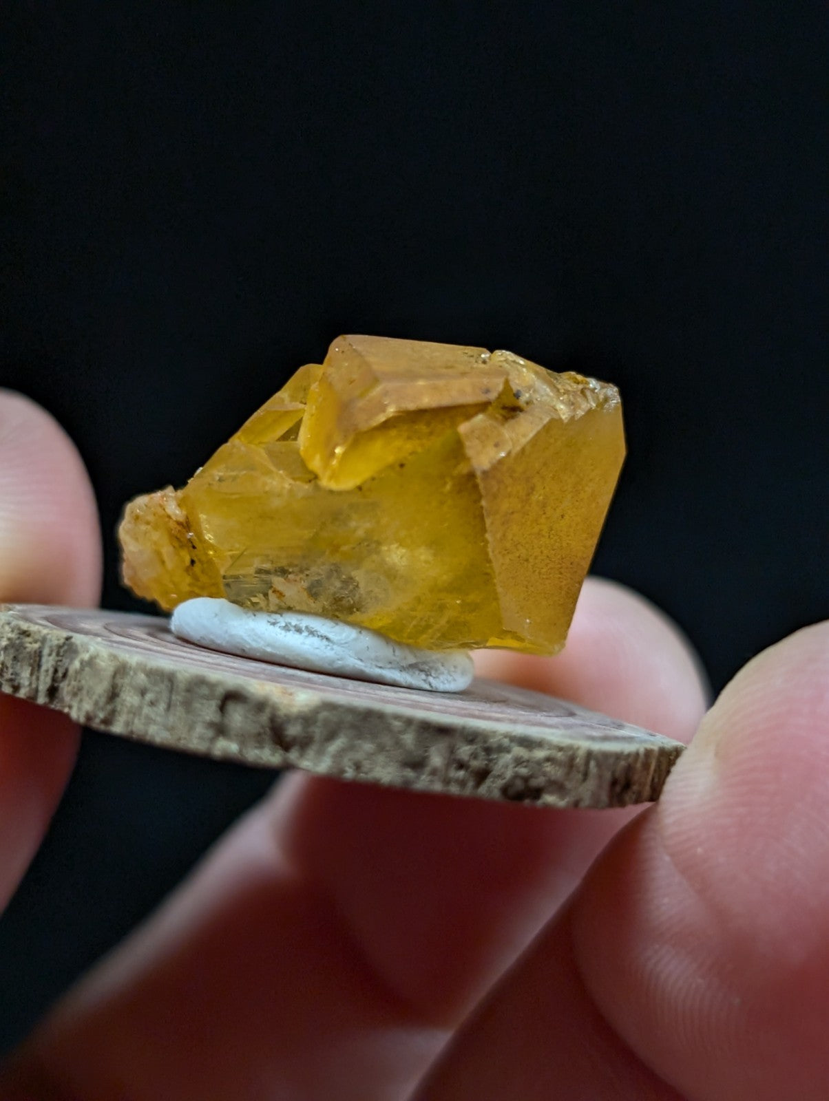 Very Unique Quartz Crystal Point w/ Rainbows, Garland County, Arkansas, w/ base