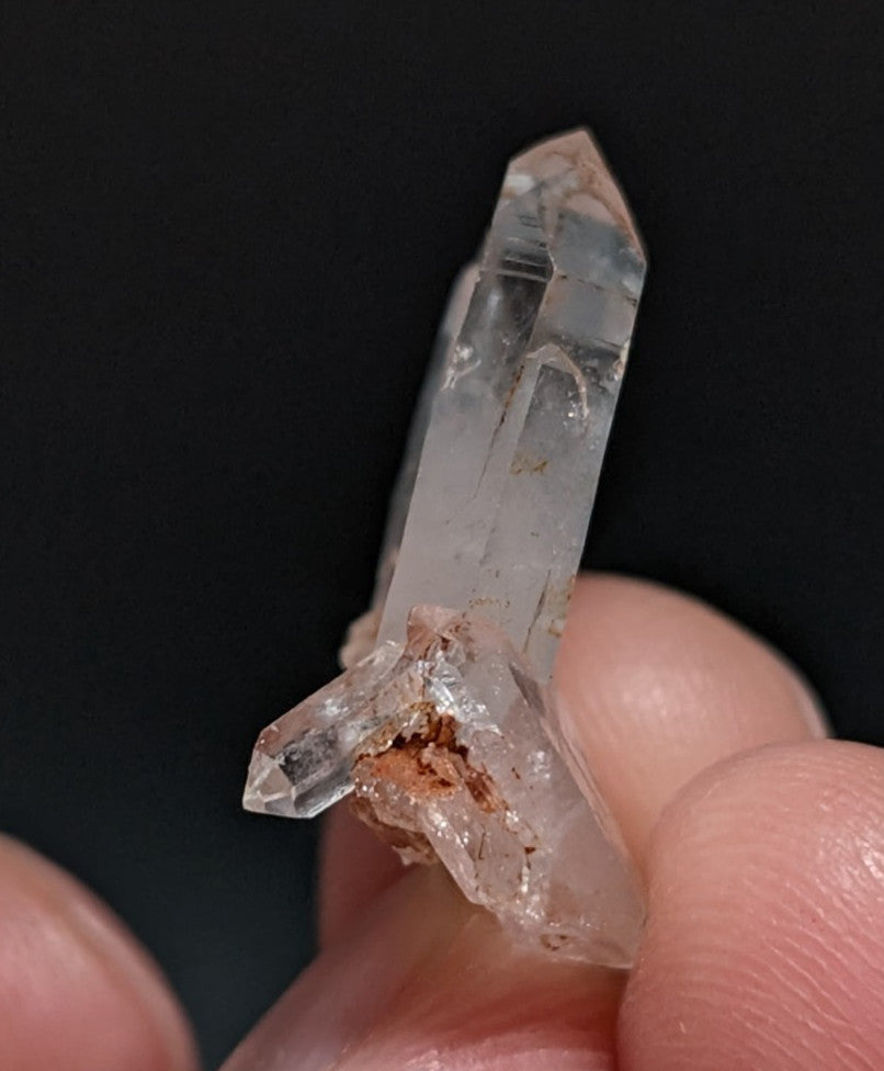 Unique Quartz Crystal Oddity, Double Terminated, Montgomery County, Arkansas